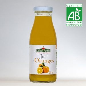 Jus d’oranges Bio – 25 cL – Les Côteaux Nantais